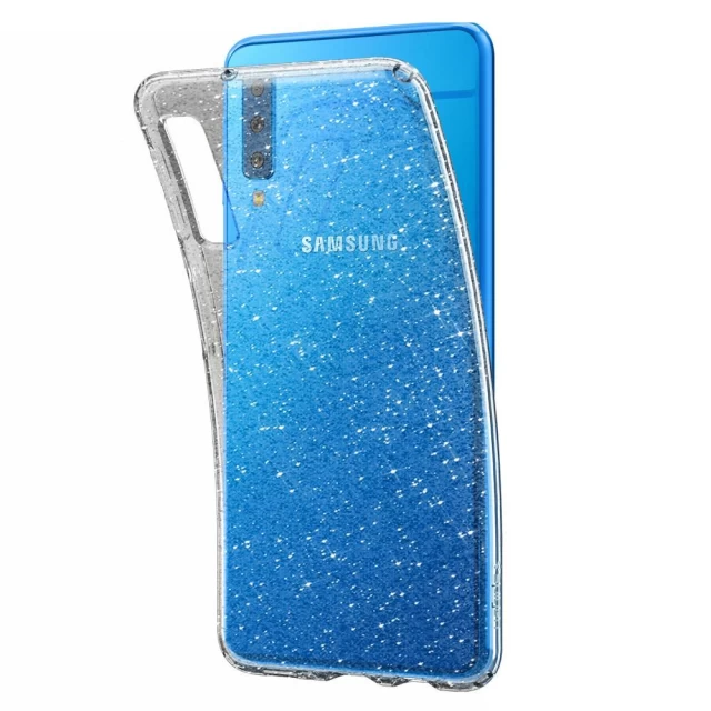 Чехол Spigen для Samsung A7 (A750F) Liquid Crystal Glitter Crystal Quartz (608CS25752)