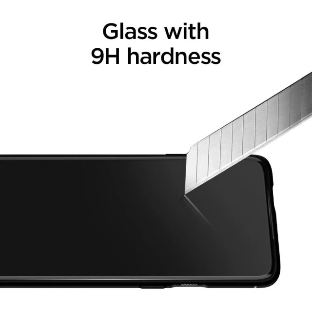 Захисне скло Spigen для OnePlus 7 Pro GLAS.tR SLIM Black (K09GL26502)
