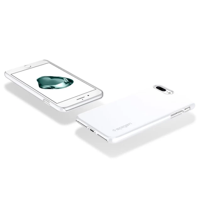 Чохол Spigen для iPhone 8 Plus/7 Plus Thin Fit White (043CS21043)