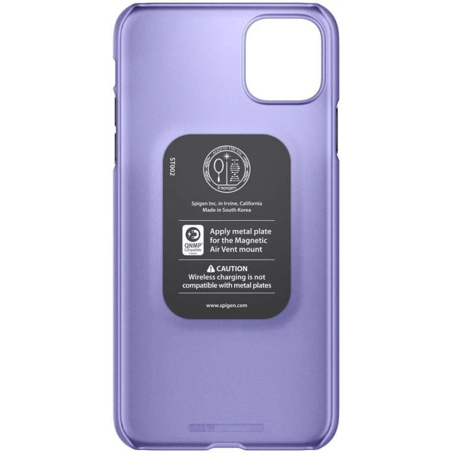 Чохол Spigen для iPhone 11 Thin Fit Light Purple (ACS00404)