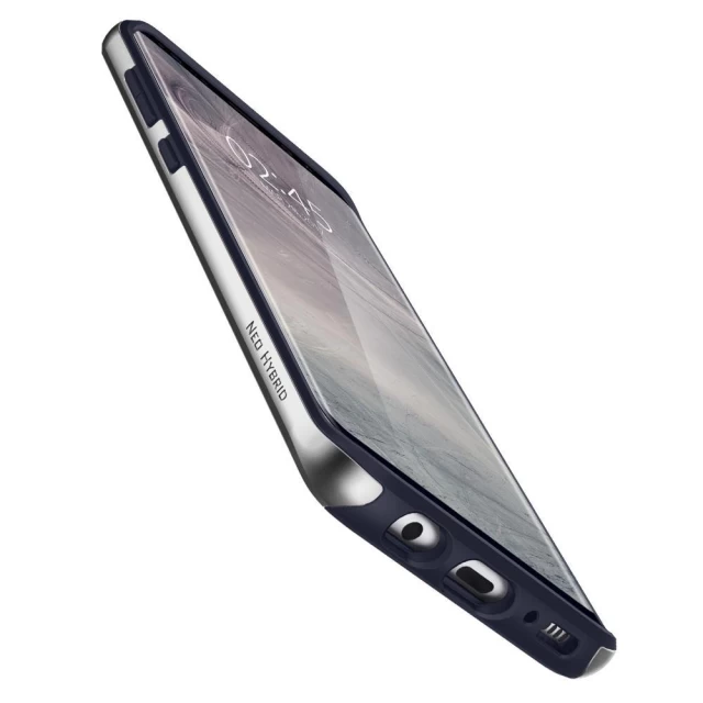 Чохол Spigen для Samsung S8 Neo Hybrid Arctic Silver (565CS21600)
