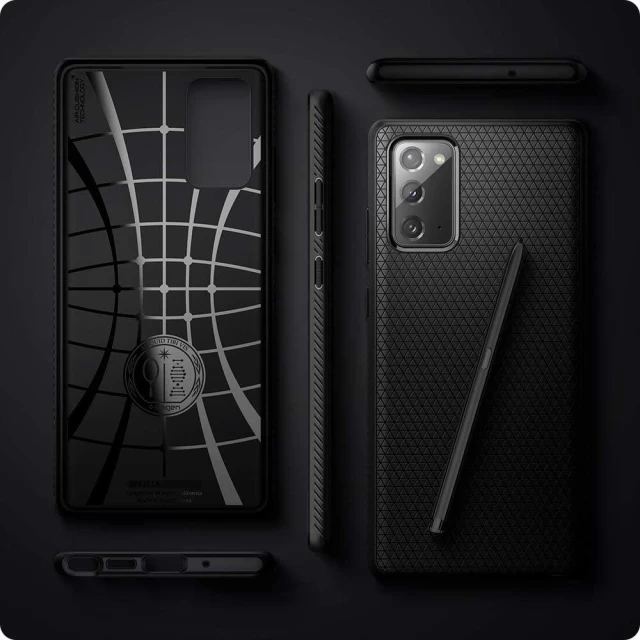 Чохол Spigen для Samsung Galaxy Note 20 Liquid Air Black (ACS01418)
