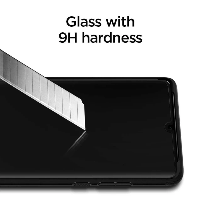 Захисне скло Spigen для Huawei P30 Pro GLAS.tR Full Cover Black (L37GL25745)