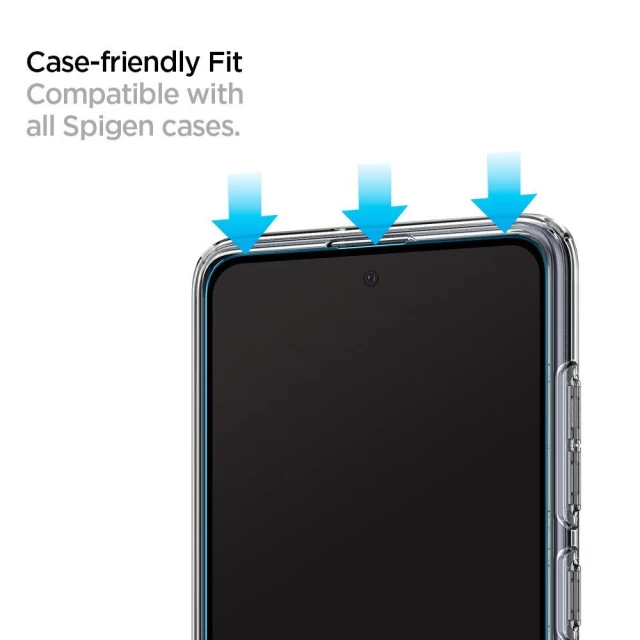 Защитное стекло Spigen для Samsung A51 Full Cover (AGL01131)