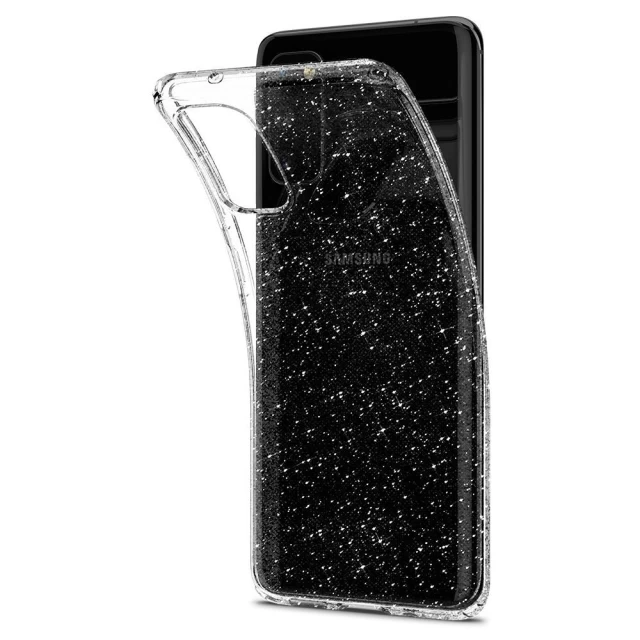 Чохол Spigen для Samsung Galaxy S20 Liquid Crystal Glitter Crystal Quartz (ACS00995)