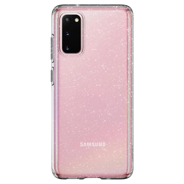 Чехол Spigen для Samsung Galaxy S20 Liquid Crystal Glitter Crystal Quartz (ACS00995)