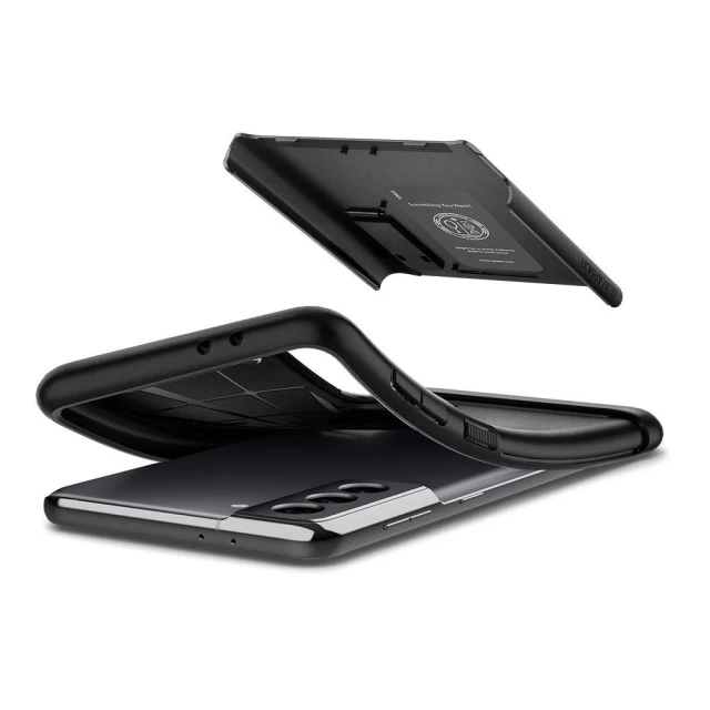 Чохол Spigen для Samsung Galaxy S21 Slim Armor Black (ACS02443)