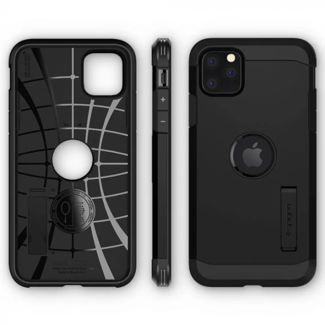 Чехол Spigen для iPhone 11 Pro Max Tough Armor Black (075CS27142)