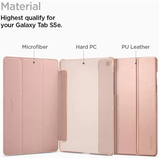 Чехол Spigen для Samsung Galaxy Tab S5e Smart Fold Rose Gold (613CS26149)
