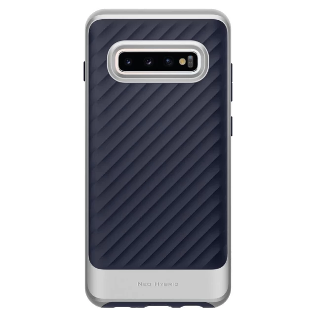 Чохол Spigen для Samsung Galaxy S10 Plus Neo Hybrid Arctic Silver (606CS25776)