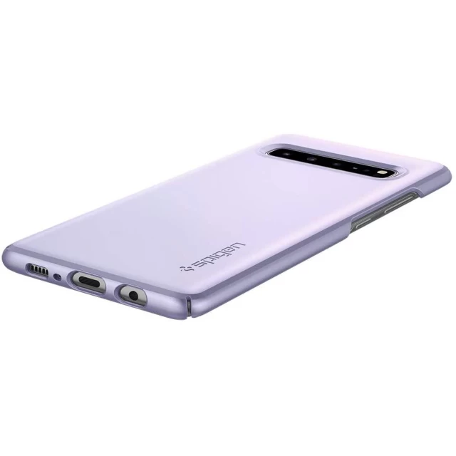 Чехол Spigen для Samsung Galaxy S10 5G Thin Fit Crown Silver (614CS26358)