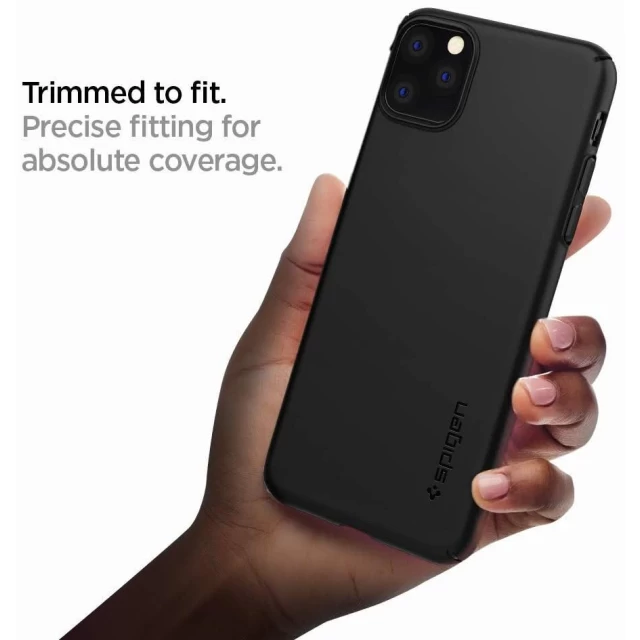 Чохол Spigen для iPhone 11 Pro Thin Fit Air Black (ACS00068)