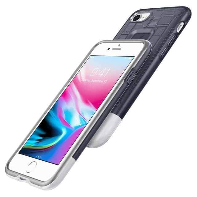 Чехол Spigen для iPhone SE 2020/8/7 Classic C1 Graphite (054CS24404)