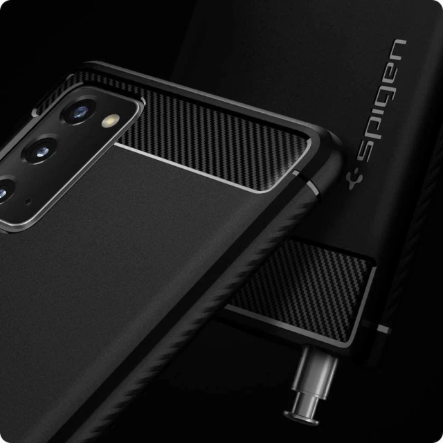 Чехол Spigen для Samsung Galaxy Note 20 Rugged Armor Matte Black (ACS01417)