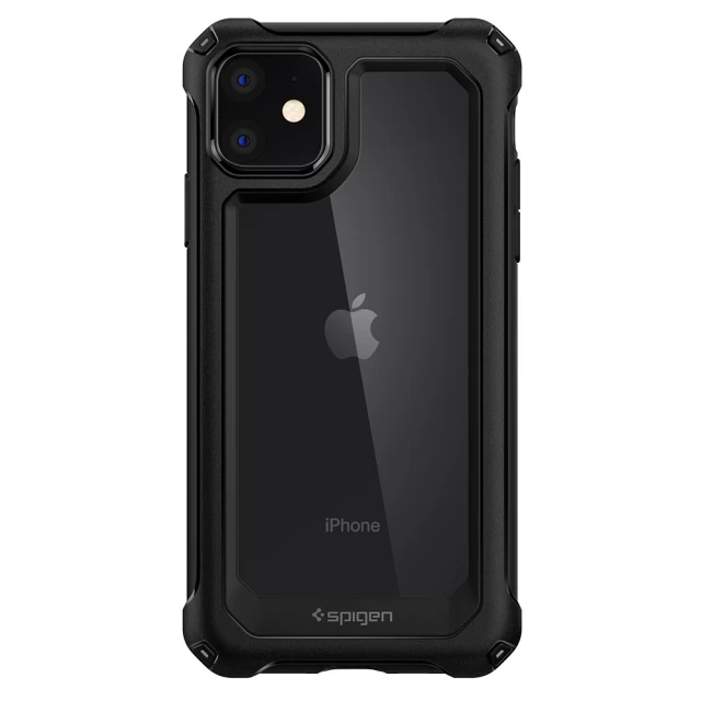 Чехол Spigen для iPhone 11 Gauntlet Carbon Black (ACS00064)