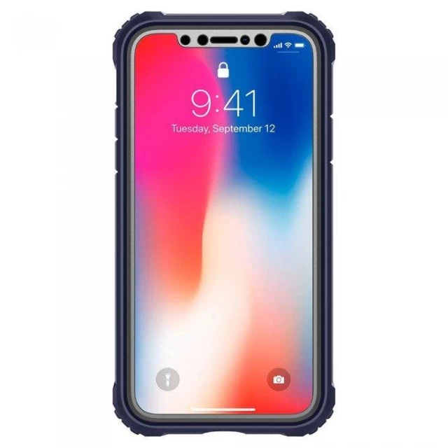 Чехол Spigen для iPhone X Pro Guard Midnight Blue (057CS22653)