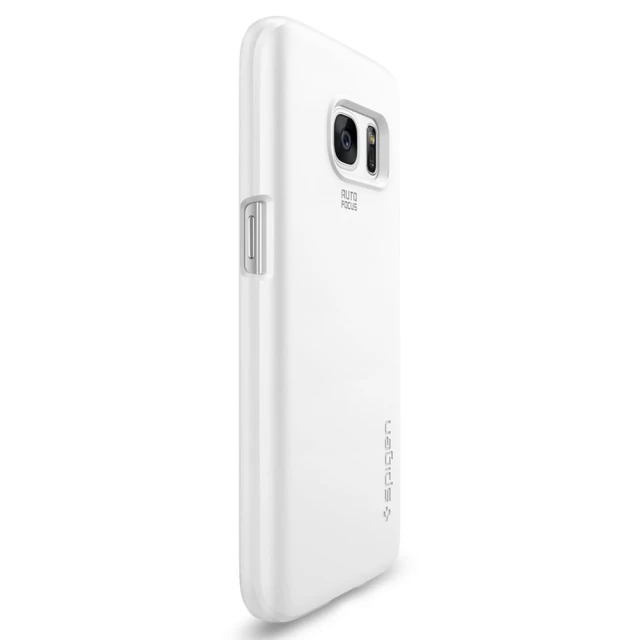 Чохол Spigen для Samsung S7 Thin Fit Shimmery White (555CS20004)