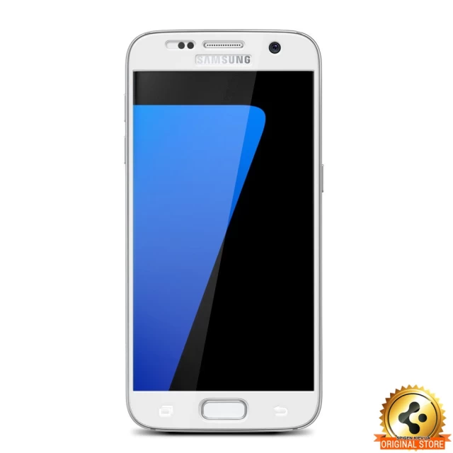 Захисне скло для Samsung S7 Full Cover White (555GL20107)