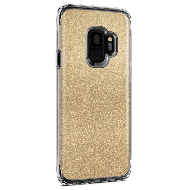 Чохол Spigen для Samsung S9 Slim Armor Crystal Glitter Gold Quartz (592CS22885)