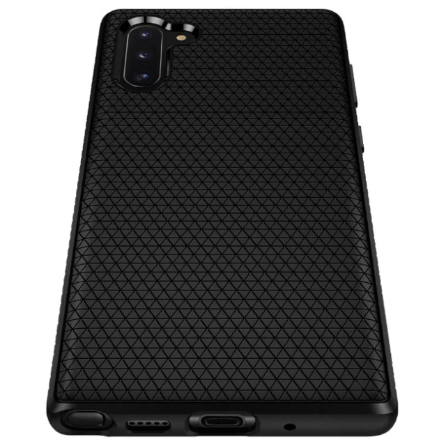 Чехол Spigen для Samsung Galaxy Note 10 Liquid Air Matte Black (628CS27373)