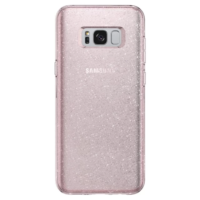Чохол Spigen для Samsung S8 Liquid Crystal Glitter Rose Quartz (565cs21615)