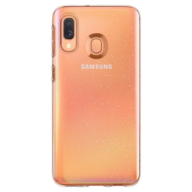 Чехол Spigen для Samsung Galaxy A40 Liquid Crystal Glitter Crystal Quartz (618CS26442)