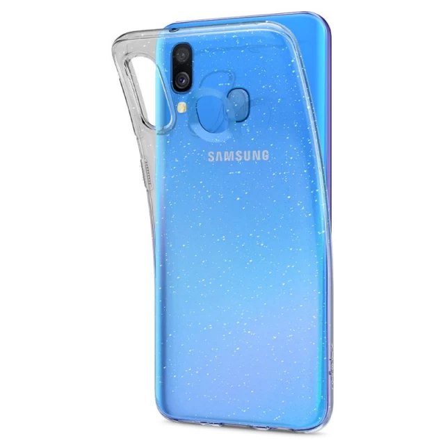 Чохол Spigen для Samsung Galaxy A40 Liquid Crystal Glitter Crystal Quartz (618CS26442)