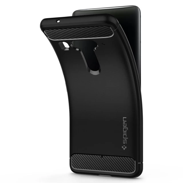 Чехол Spigen для HTC U12 Plus Rugged Armor Black (H12CS23356)