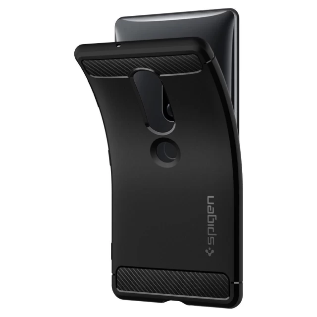 Чохол Spigen для Sony Xperia XZ2 Premium Rugged Armor Black (G13CS24424)