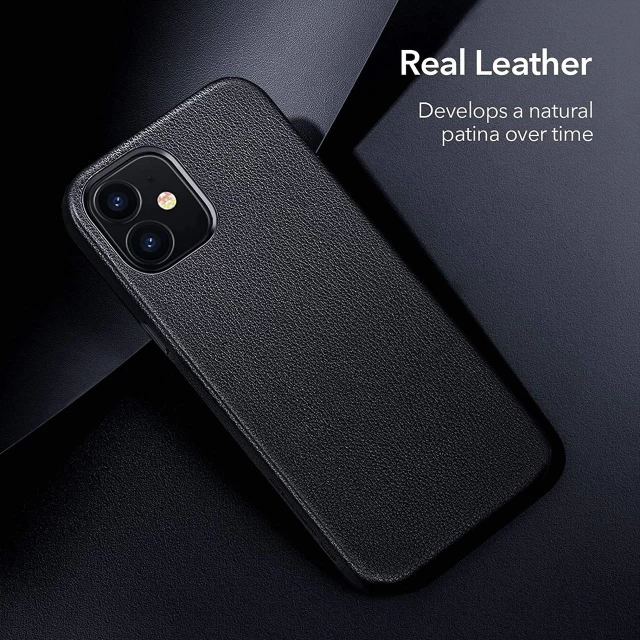 Чехол ESR для iPhone 12 mini Metro Premium Leather Black (3C01201200201)
