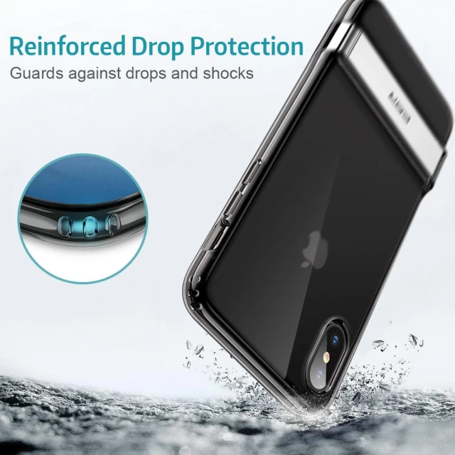Чехол ESR для iPhone XS Max Air Shield Boost Clear Black (4894240071151)