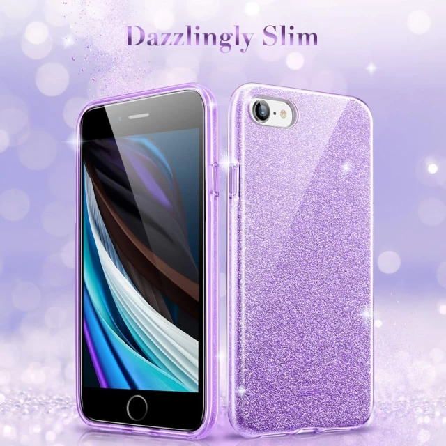 Чохол ESR для iPhone SE 2020/8/7 Makeup Glitter Purple (3C01194870401)