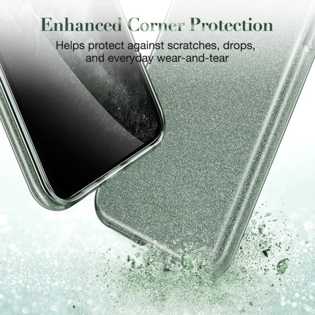 Чохол ESR для iPhone 11 Pro Makeup Glitter Pine Green (3C01192160502)