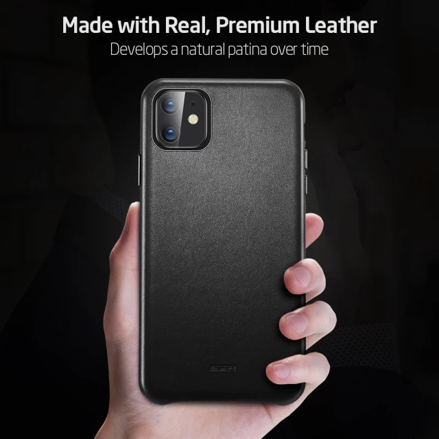 Чохол ESR для iPhone 11 Metro Premium Leather Black (3C01192380101)