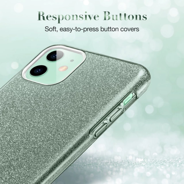 Чохол ESR для iPhone 11 Makeup Glitter Pine Green (3C01192300502)