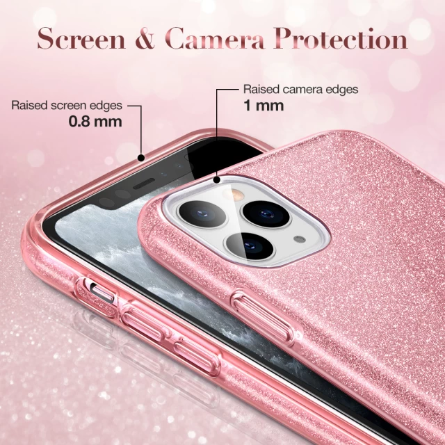 Чехол ESR для iPhone 11 Pro Makeup Glitter Rose Gold (3C01192160402)