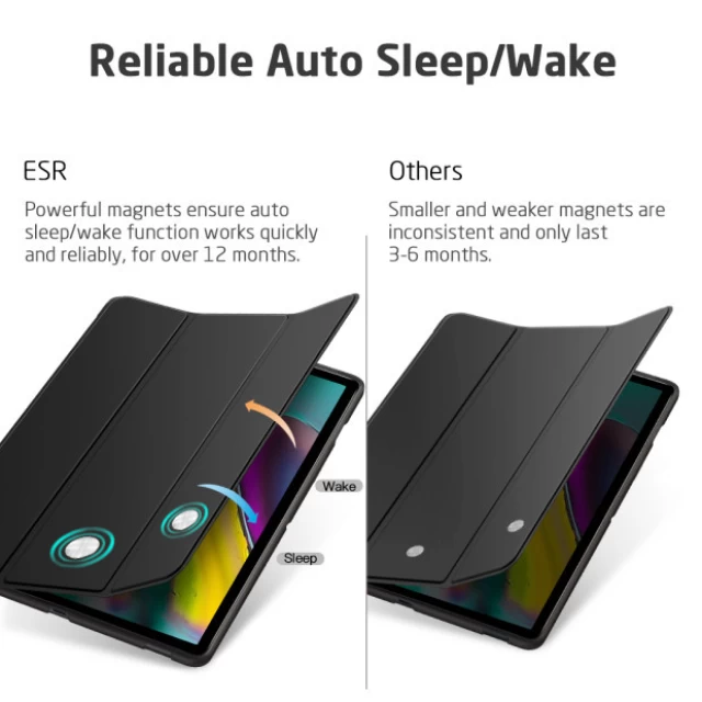 Чохол ESR для Samsung Galaxy Tab S5e 10.5 (2019) T720/T725 Rebound Slim Black (4894240089194)