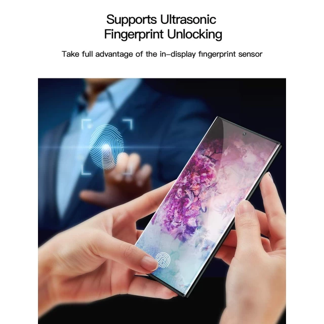 Защитная пленка ESR для Samsung Galaxy Note 10 Plus Liquid Skin Full-Coverage (3 Pack) Clear (4894240084205)