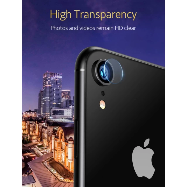 Захисне скло ESR для камери iPhone XR Camera Glass Film (2 pack) Clear (072257)