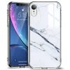 Чехол ESR для iPhone XR Mimic Marble Tempered Glass White Sierra (4894240066942)