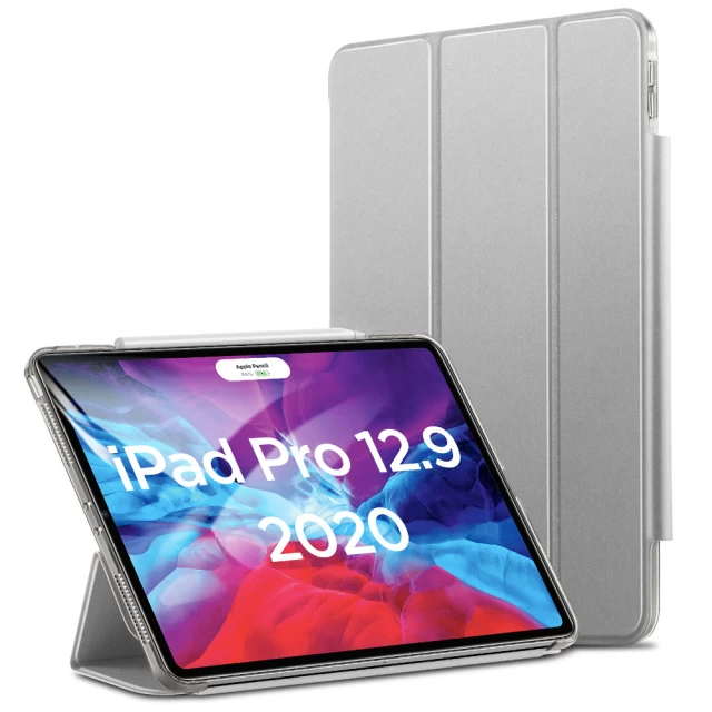 Чехол ESR для iPad Pro 12.9 2020/2018 4th/3rd Gen Yippee Trifold Silver Gray (3C02192480401)