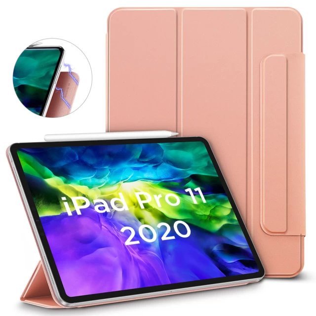 Чехол ESR для iPad Pro 11 2020/2018 2nd/1st Gen Rebound Magnetic Rose Gold (3C02192420301)