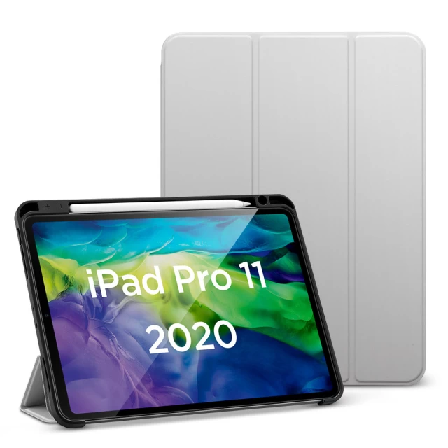 Чохол ESR для iPad Pro 11 2021/2020 3rd/2nd Gen Rebound Pencil Silver Gray (3C02192440201)