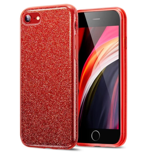Чохол ESR для iPhone SE 2020/8/7 Makeup Glitter Red (3C01194870301)