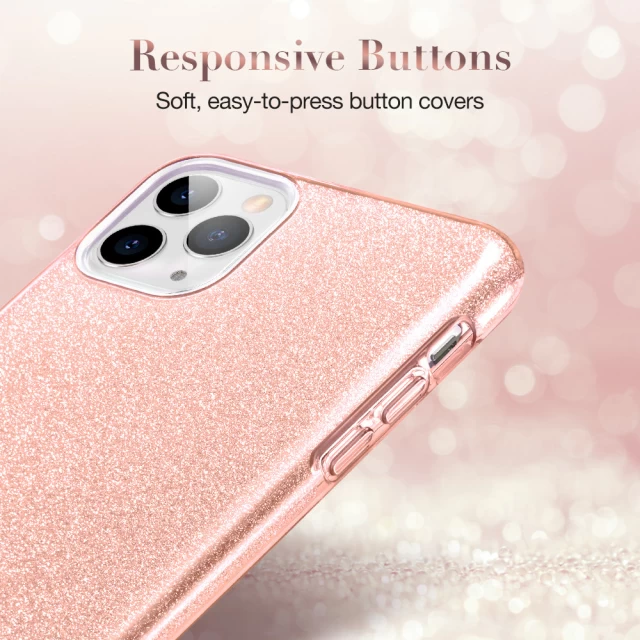 Чехол ESR для iPhone 11 Pro Makeup Glitter Coral (3C01192160602)