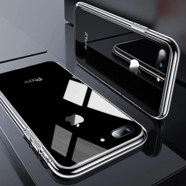 Чохол ESR для iPhone 8 Plus/7 Plus Mimic Tempered Glass Clear (4894240062722)