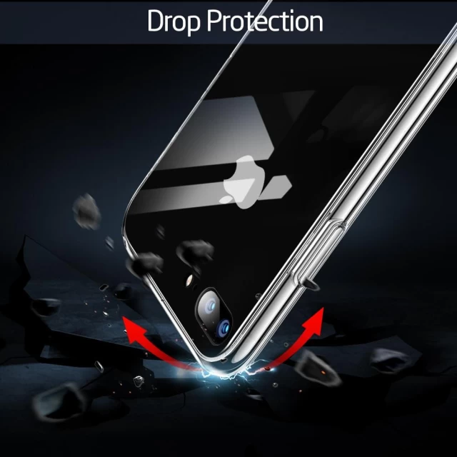 Чехол ESR для iPhone 8 Plus/7 Plus Mimic Tempered Glass Clear (4894240062722)