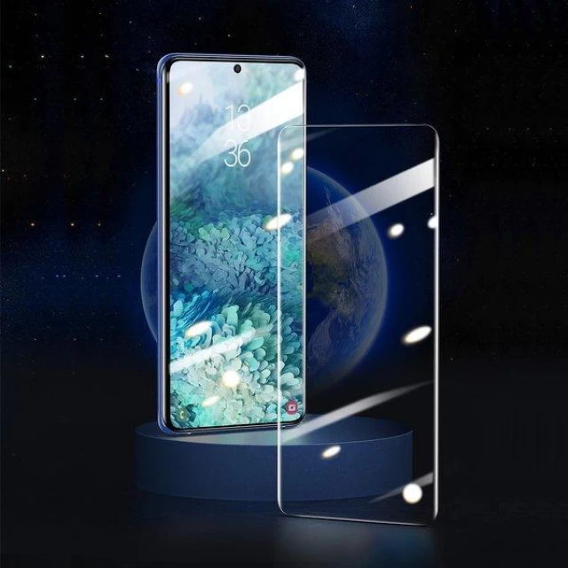 Захисне скло Baseus для Samsung Galaxy S20 Plus Curved-screen UV (2 Pack) Transparent (SGSAS20P-UV02)