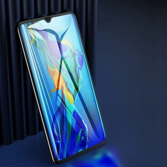 Защитное стекло Baseus для Huawei P30 All-screen Arc-surface Anti-bluelight,Black (SGHWP30-KB01)