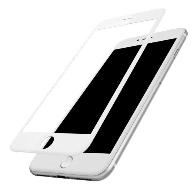 Защитное стекло Baseus для iPhone SE 2020/8/7 Curved-screen PET Soft 3D White (SGAPIPH8N-GPE02)